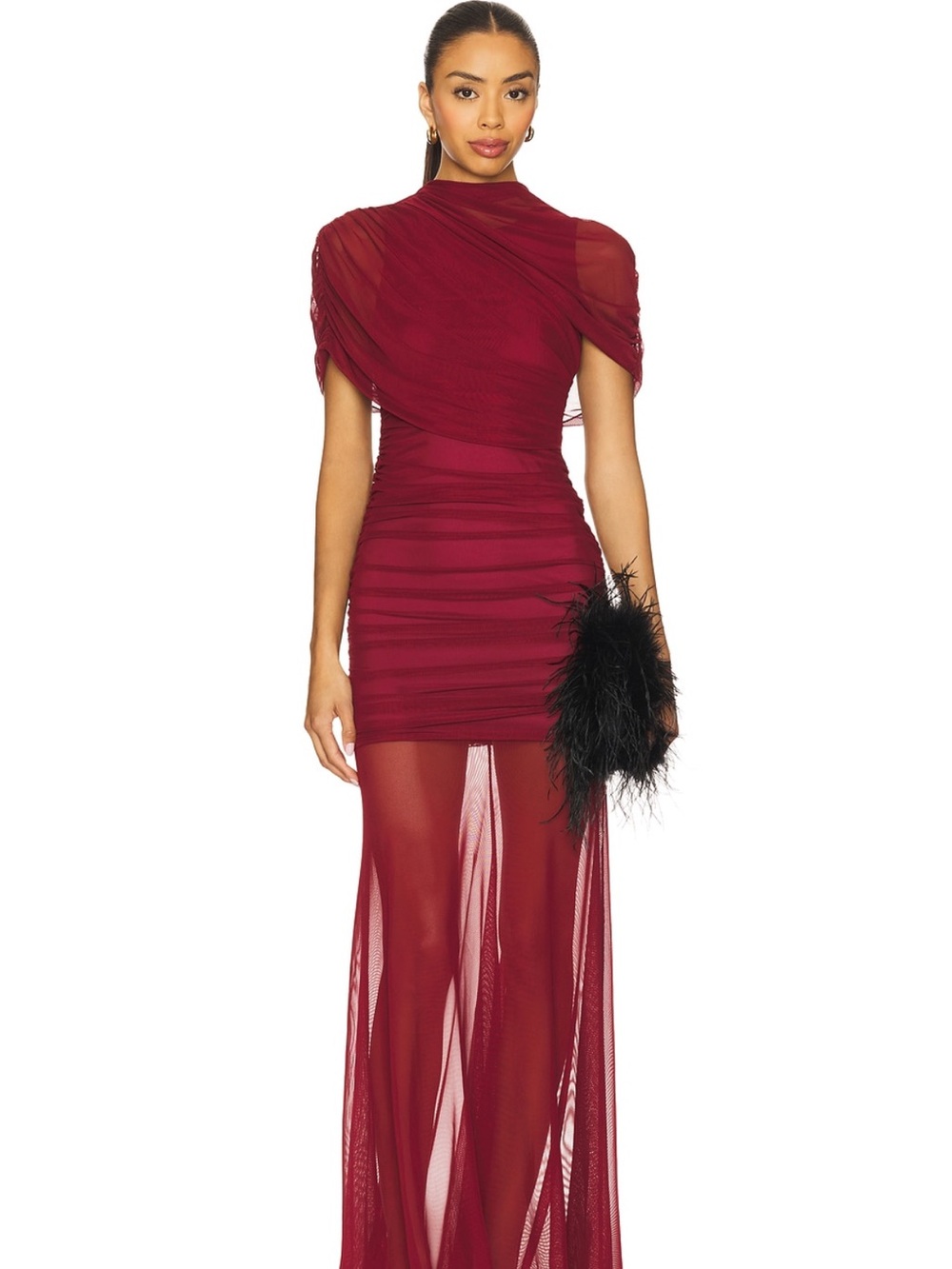 Amanda Uprichard Evianna Mesh Gown